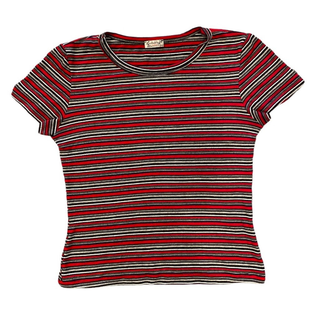 Free People striped baby rib tee